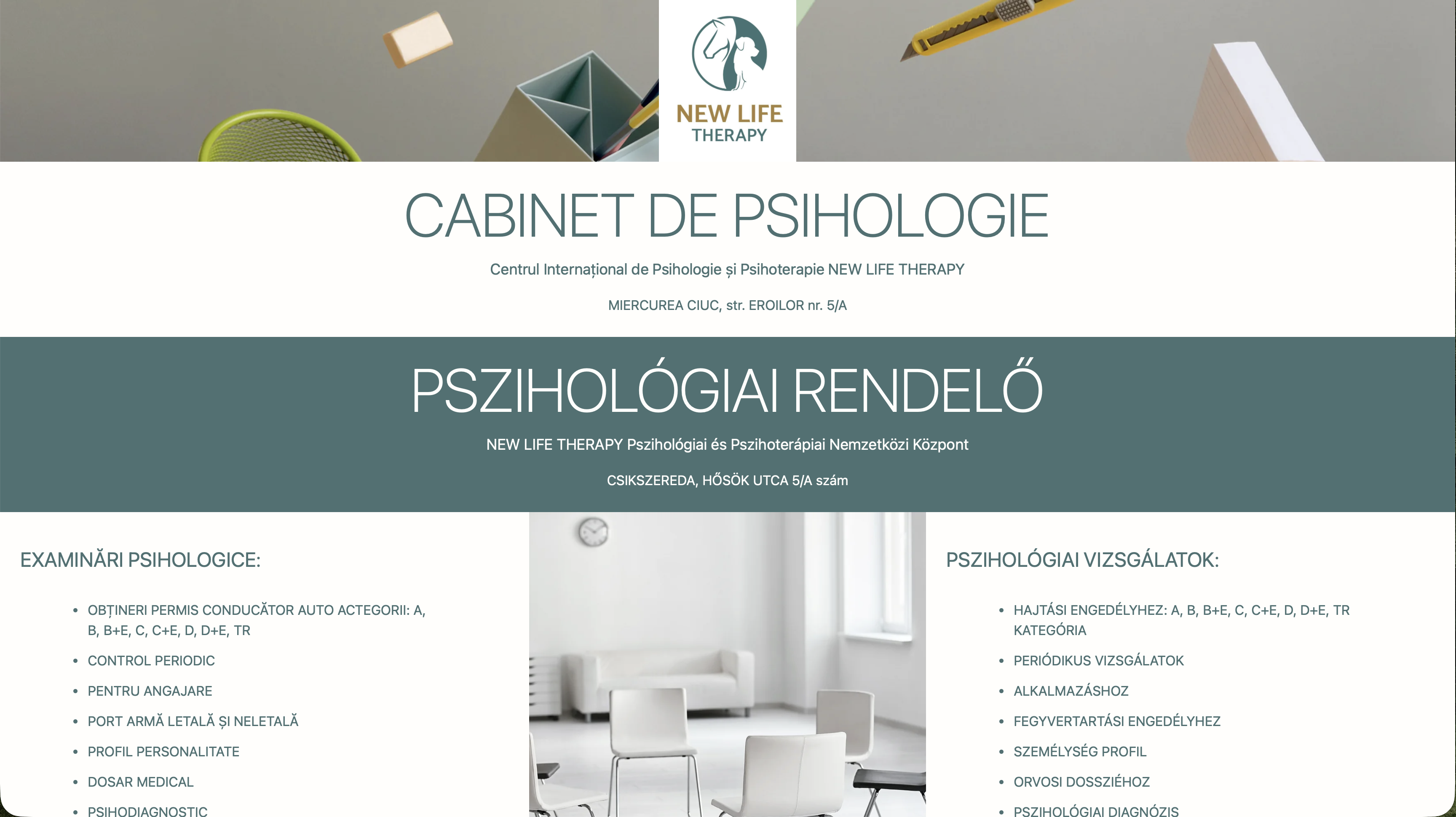 New Life Therapy — Psychology Practice